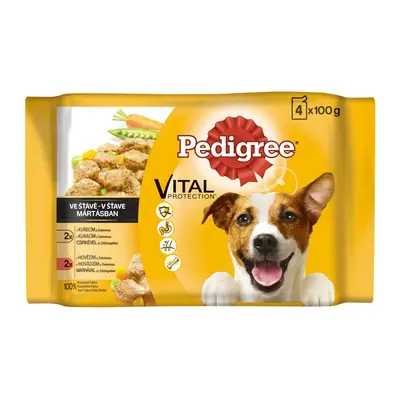 Pedigree Kapsičky pro psy ve šťávě 4 x 100 g