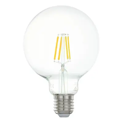 Eglo LED žárovka E27, G95, 470 lm, 2700 K, 1x4W, čiré sklo