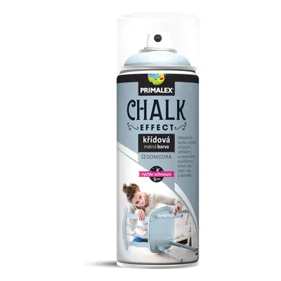 Primalex Křídová matná barva ve spreji Chalk Effect šedomodrá 400 ml