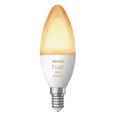 Philips Hue E14 jednotlivé balení White Ambiance 470 lm