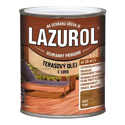 Lazurol Terasový olej S1080 teak 750 ml