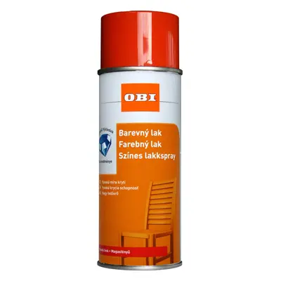 OBI Barevný lak ve spreji lesklý RAL 2004 čistě oranžový 400 ml