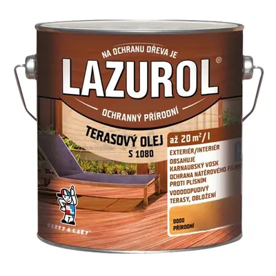 Lazurol Terasový olej S1080 bezbarvý 2,5 l