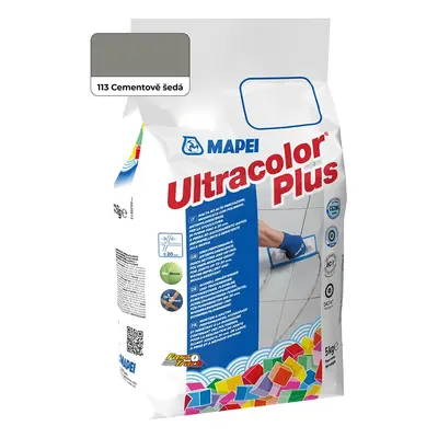 Mapei Spárovací hmota Ultracolor Plus 5 kg, 113 cementová šedá