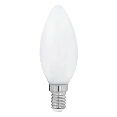 Eglo LED žárovka E14, C35, 470 lm, 2700 K, 1x4W, mléčné sklo