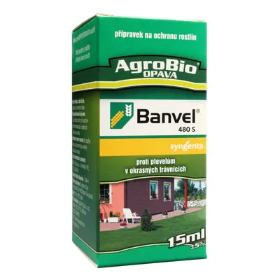 AgroBio Opava Herbicid porti plevelu v okrasných trávnících BANVEL 480 s 15 ml