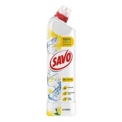 Savo WC gelový čistič na toalety Citron, 750 ml