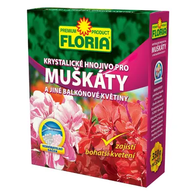 FLORIA Krystalické hnojivo pro muškáty 350 g