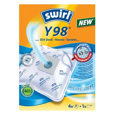 Swirl Sáčky do vysavače Y 98 textil MP Plus, 4 ks