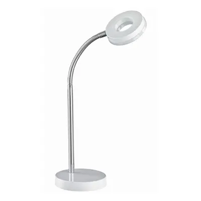 Stolní LED lampa bílá 27 x 12 cm