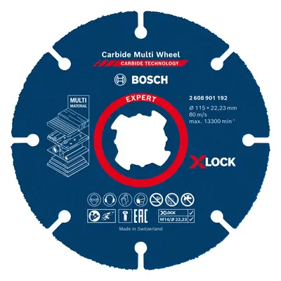 Bosch Řezný kotouč Expert Carbide Multi Wheel X-Lock, pr. 115 mm