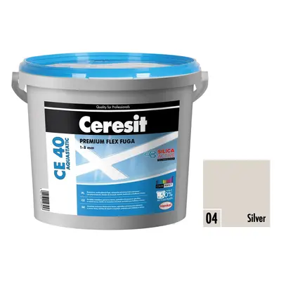 Ceresit Flexibilní spárovací hmota CE 40 Aquastatic Silver, 5 kg