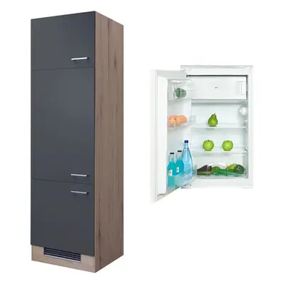 Flex-Well Kuchyňská skříňka Morena vč.lednice H-Tech WR2200 60 x 200 x 57,1 cm