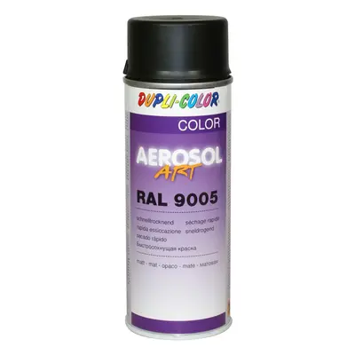 Dupli-Color Lak ve spreji AEROSOL ART 400 ml, (9005) černá matná