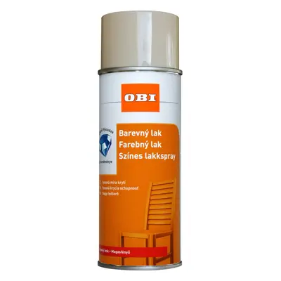 OBI Barevný lak ve spreji lesklý RAL 1015 sl. kost 400 ml