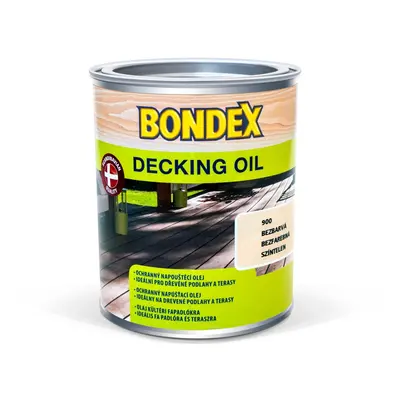 BONDEX Ochranný syntetický napouštěcí olej Decking Oil bezbarvý 2,5 l