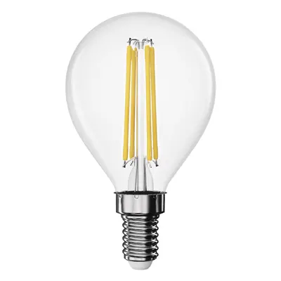 Emos LED žárovka Filament Mini Globe, E14, 3,4W (40W), 470lm, 4000K