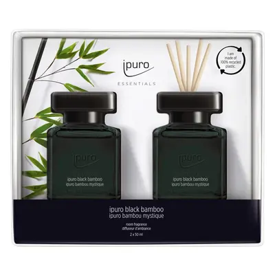 Ipuro Sada aroma difuzérů Essentials, Black Bamboo, 2x 50 ml