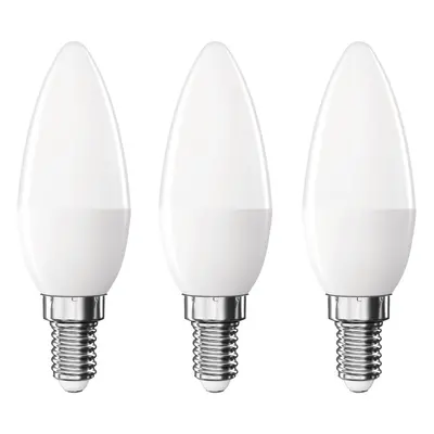 Emos LED žárovka Classic svíčka, E14, 4,2W (40W), 470lm, 4000K, 3 ks