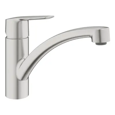 Grohe Dřezová baterie Start Supersteel s nízkým výtokem