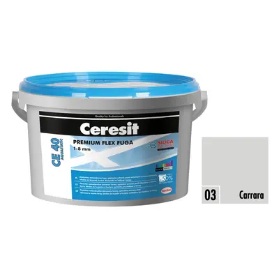 Ceresit Flexibilní spárovací hmota CE 40 Aquastatic Carrara, 2 kg