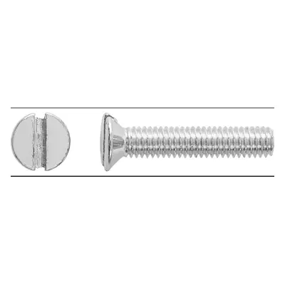 Šroub se zápustnou hlavou M6 x 80 mm pozinkovaný - prodej na váhu