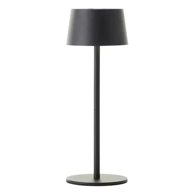 Brilliant Dobíjecí stolní lampa Jona, 2W, 170lm, 3000K, černá, pr. 9 x 24,5 cm