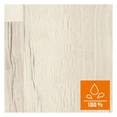 Egger Laminátová podlaha Aqua+ Classic EHL105 dub Creston bílý 1292x193x8mm