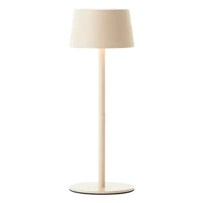 Brilliant Dobíjecí stolní lampa Jona, 2W, 170lm, 3000K, béžová, pr. 9 x 24,5 cm