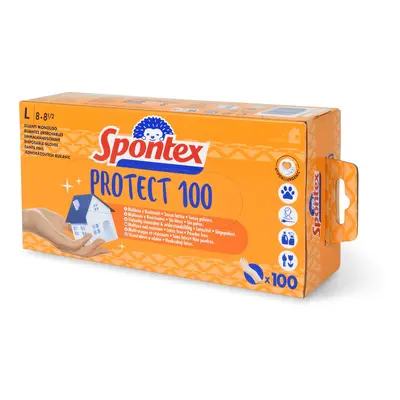 Spontex Rukavice jednorázové Protect 100 L