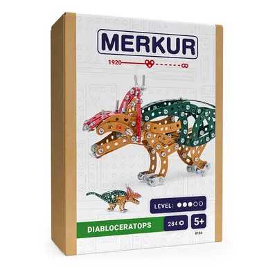 Merkur Dětská kovová stavebnice DINO Diabloceratops, 284 dílků