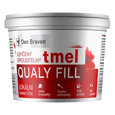 Den Braven Lehčený brousitelný tmel Qualy Fill 500 ml