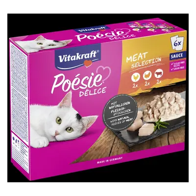 Vitakraft Kapsičky pro kočky Multipack Poésie Délice v omáčce 6 x 85 g