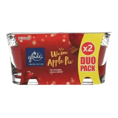 Glade Vonní svíčka Warm Apple Pie 2 x 112 g