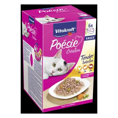 Vitakraft Kapsičky pro kočky Multipack Poésie Creation v omáčce 6 x 85 g