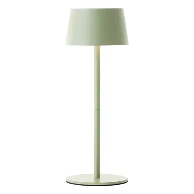 Brilliant Dobíjecí stolní lampa Jona, 2W, 170lm, 3000K, zelená, pr. 9 x 24,5 cm