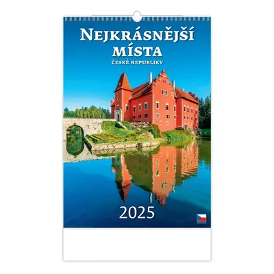 Helma 365 Nástěnný kalendář Nejkrásnější místa ČR 2025