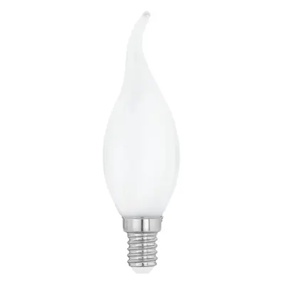 Eglo LED žárovka E14 CF35, 4 W, 470 lm, 2700 K, opál