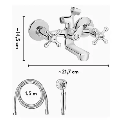 baliv Vanová baterie chromovaná WA-5040, výška 14,5 cm