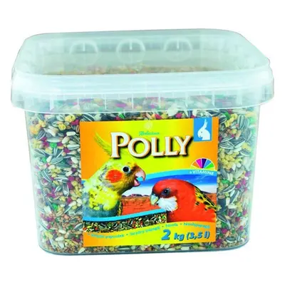 Polly Kompletní krmivo pro střední papoušky, vědro 2 kg