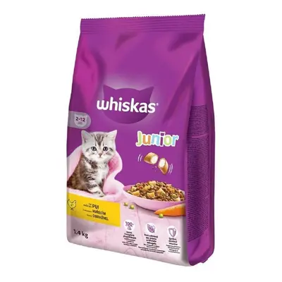 Whiskas Granule pro kočky junior kuřecí, 1,4kg