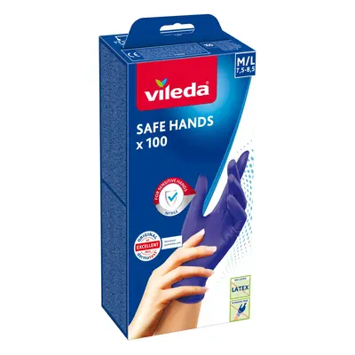 Vileda Safe Hands rukavice 100 ks, vel. M/L