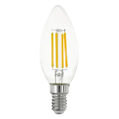 Eglo LED žárovka E14 C35 7W 806lm 2700K, čirá