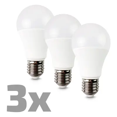 EURO-LUX LED žárovka E27, 8,5 W, 806 lm, 3000 K, 3 ks