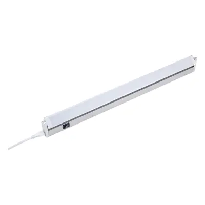 LED podhledové svítidlo Slim-line, 8 W, 600 lm, stříbrné, 2 x 6 x 56 cm