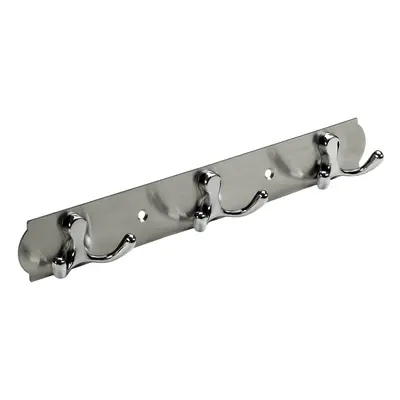 Hettich Věšák lesklý 3 háky, chrom, 40 x 280 mm