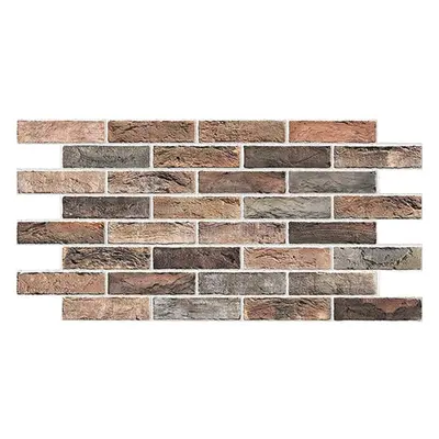 PVC obkladový panel Brick Burnt 0,35 mm, 98 x 48,5 cm