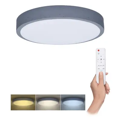 Solight LED stropní svítidlo Grey 48 W, 3360 lm, 3000-6500 K, pr. 38 x 8 cm