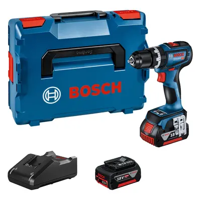 Bosch Professional Aku příklepová vrtačka GSB 18V-90 C+L-Boxx 136+2x5.0Ah+nabíj.