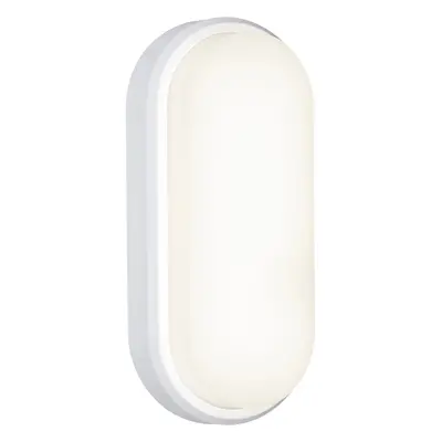 Oválné nástěnné LED svítidlo OL, 18 W, 1400 lm, 4000 K, bílá, 23 x 10,5 cm